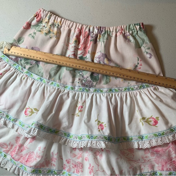 HANDMADE Rose Mini Ruffle Skirt - Picture 8 of 8